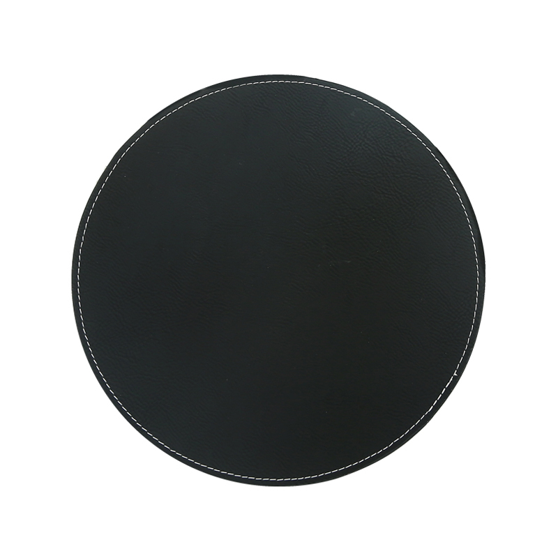 Okrągła podkładka pod mysz do laserowania ze sztucznej skóry 20*20cm