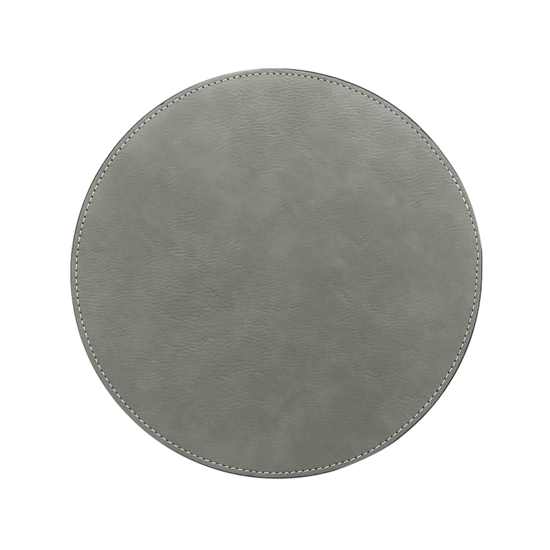 Okrągła podkładka pod mysz do laserowania ze sztucznej skóry 20*20cm