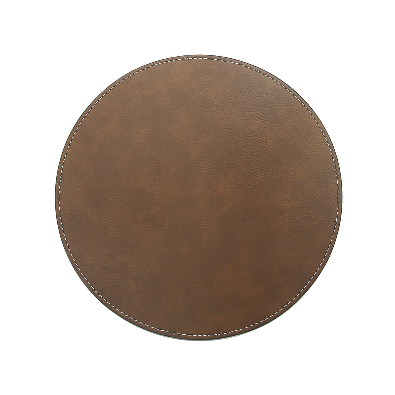 Okrągła podkładka pod mysz do laserowania ze sztucznej skóry 20*20cm