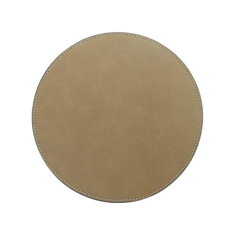 Okrągła podkładka pod mysz do laserowania ze sztucznej skóry 20*20cm