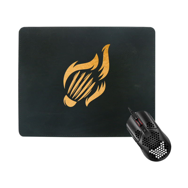 Prostokątna podkładka pod mysz do laserowania ze sztucznej skóry 25*20cm
