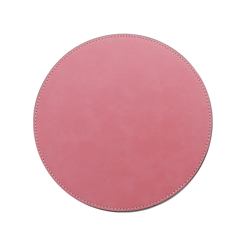 Okrągła podkładka pod mysz do laserowania ze sztucznej skóry 20*20cm