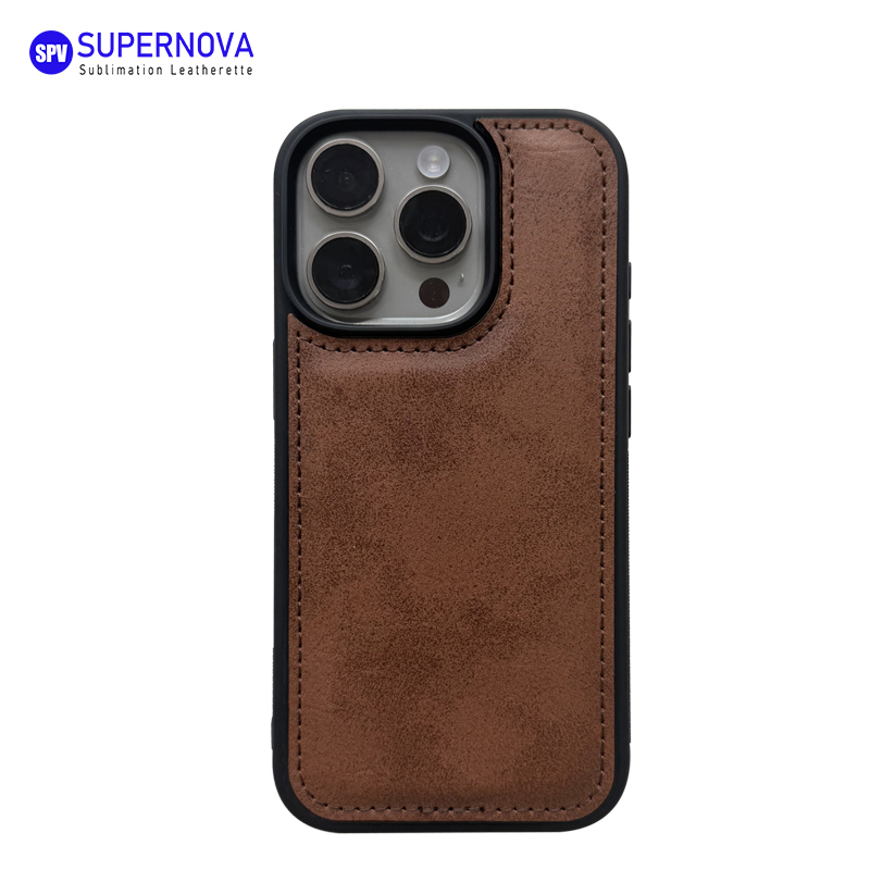 Laserowe etui na telefon ze sztucznej skóry
