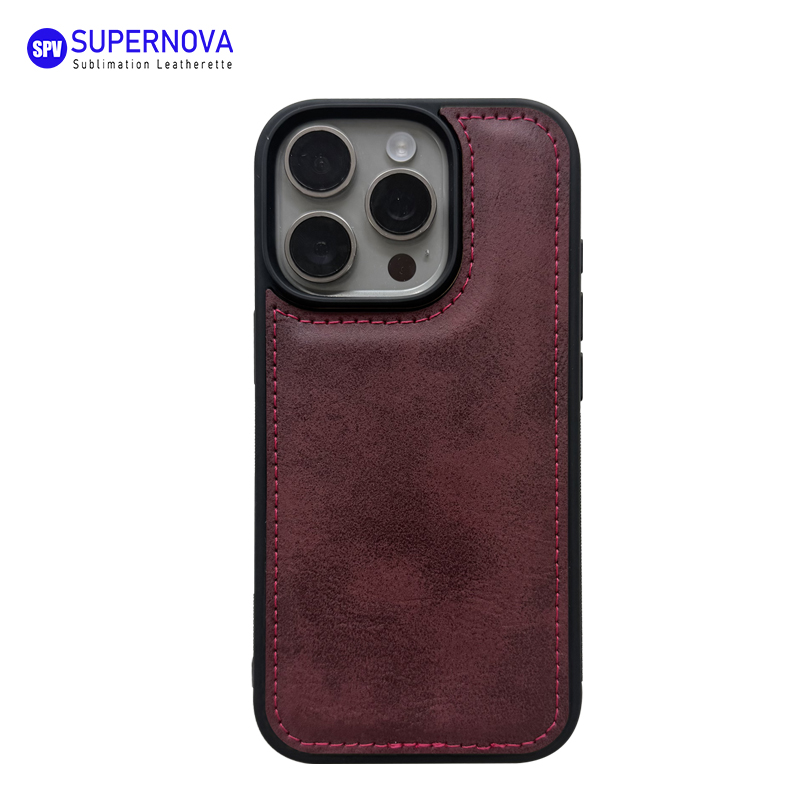 Laserowe etui na telefon ze sztucznej skóry