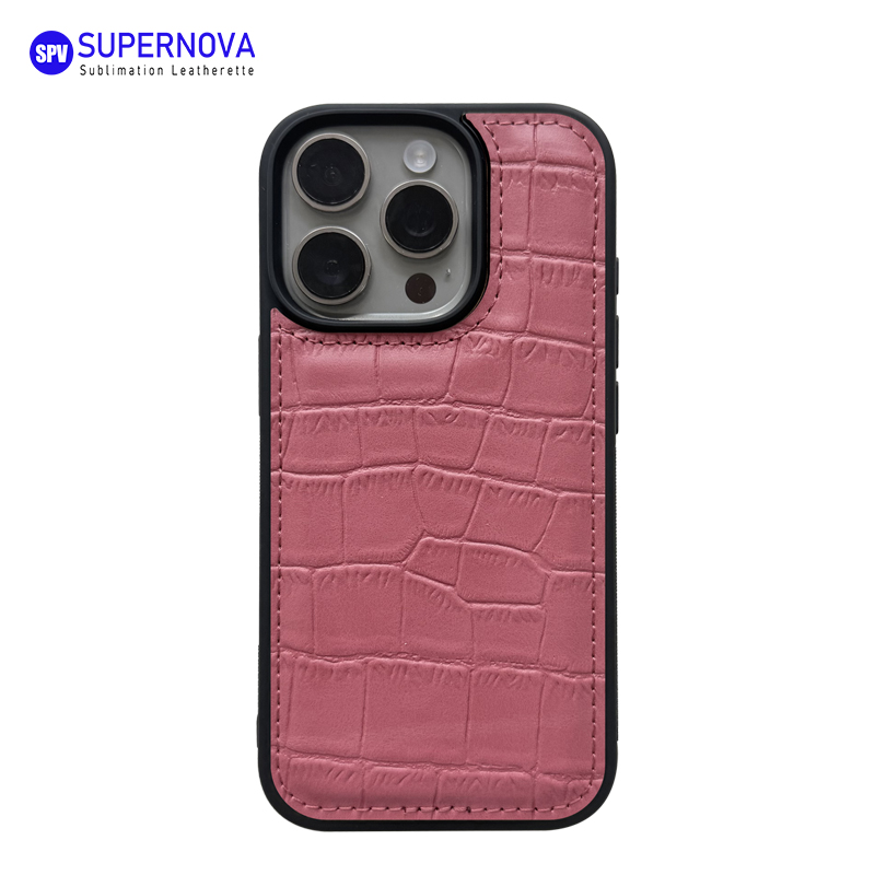 Laserowe etui na telefon ze sztucznej skóry