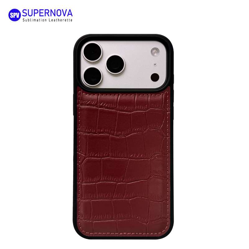 Laserowe etui na telefon ze sztucznej skóry