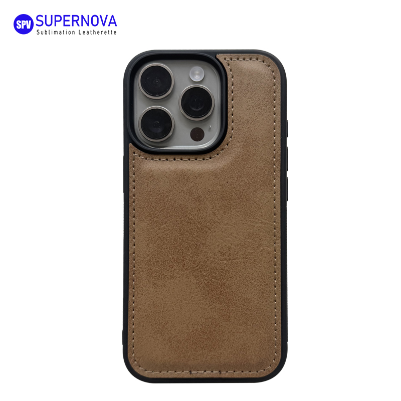 Laserowe etui na telefon ze sztucznej skóry