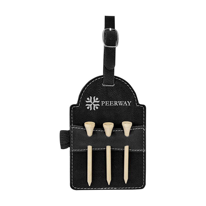 Przywieszka do torby golfowej ze sztucznej skóry do laserowania z koszulkami Przywieszka do torby golfowej ze sztucznej skóry do laserowania z koszulkami
