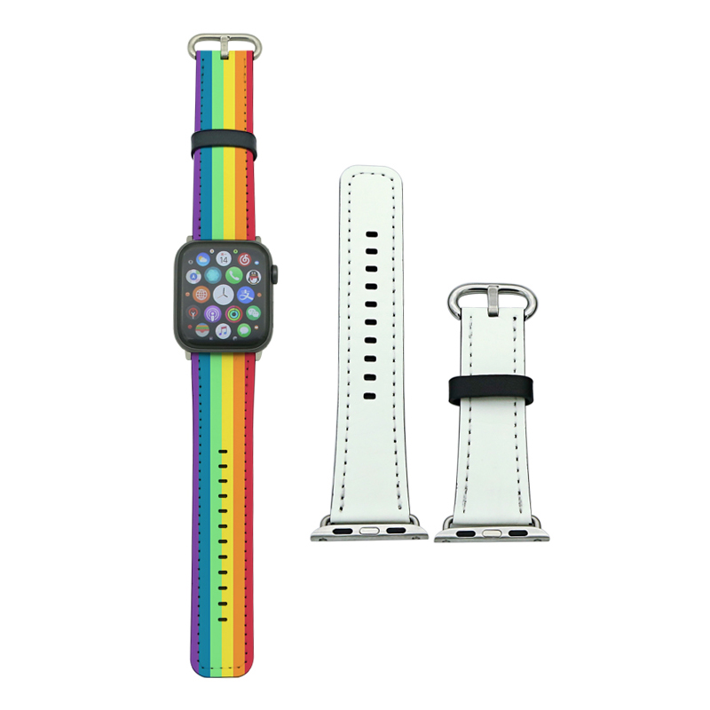 Paski do Apple Watch ze skóry PU wykonane metodą sublimacji dla serii 1/2/3-38 mm