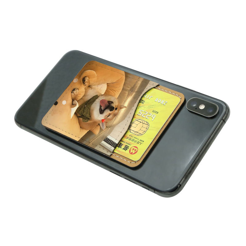 Etui na karty telefoniczne wykonane ze sztucznej skóry metodą sublimacji Etui na karty telefoniczne wykonane ze sztucznej skóry metodą sublimacji